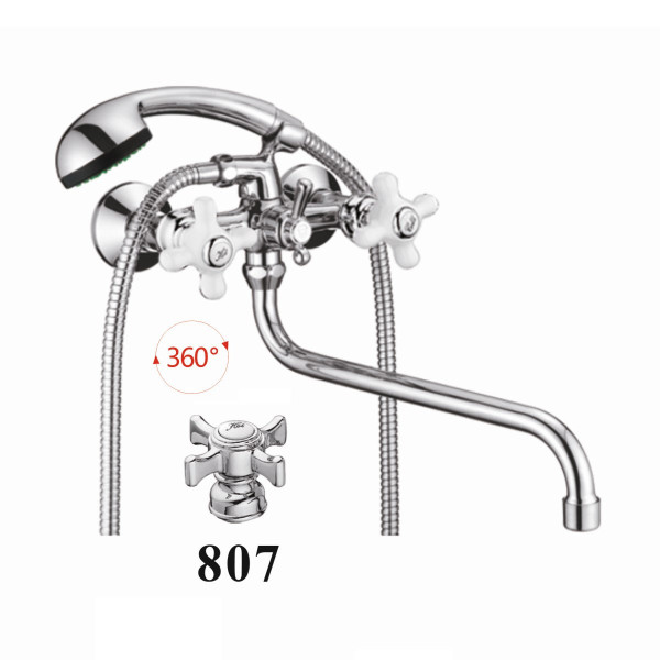 Смеситель для ванны D-Lin D145807, хром. Фото 1