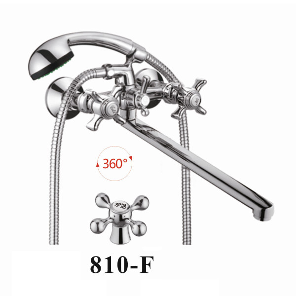 Смеситель для ванны D-Lin D145810-F, хром. Фото 1