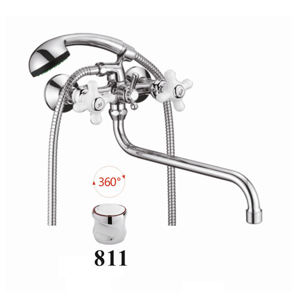 Смеситель для ванны D-Lin D145811, хром. Фото 1