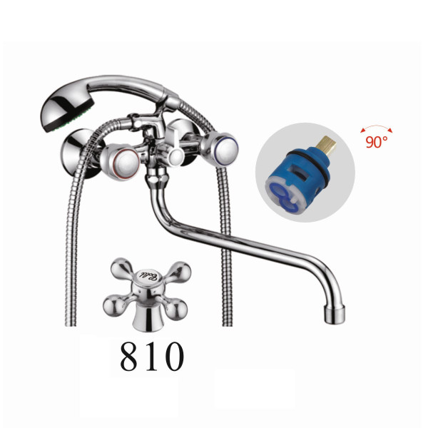 Смеситель для ванны D-Lin D146810, хром. Фото 1