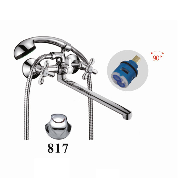 Смеситель для ванны D-Lin D146817-F, хром. Фото 1