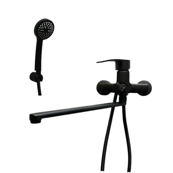 Смеситель для ванны D-Lin D147365-A, черный. Фото 1