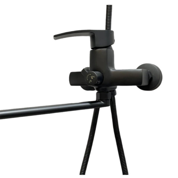 Смеситель для ванны D-Lin D147365-A, черный. Фото 4