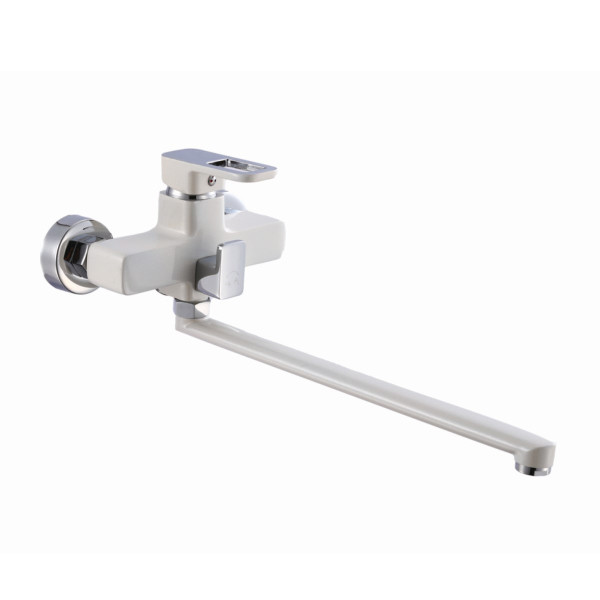 Смеситель для ванны D-Lin D147366-C, белый/хром. Фото 1