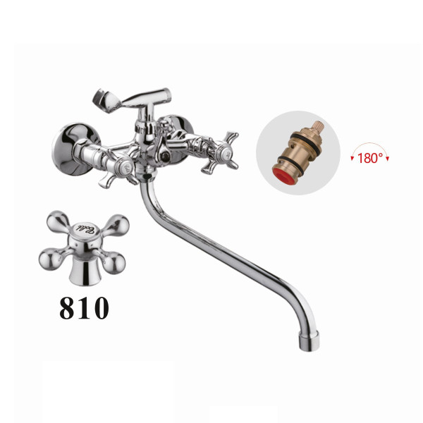 Смеситель для ванны D-Lin D147810, хром. Фото 1