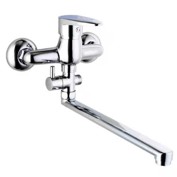 Смеситель для ванны FASHUN A2150BLUE, хром/синий. Фото 3