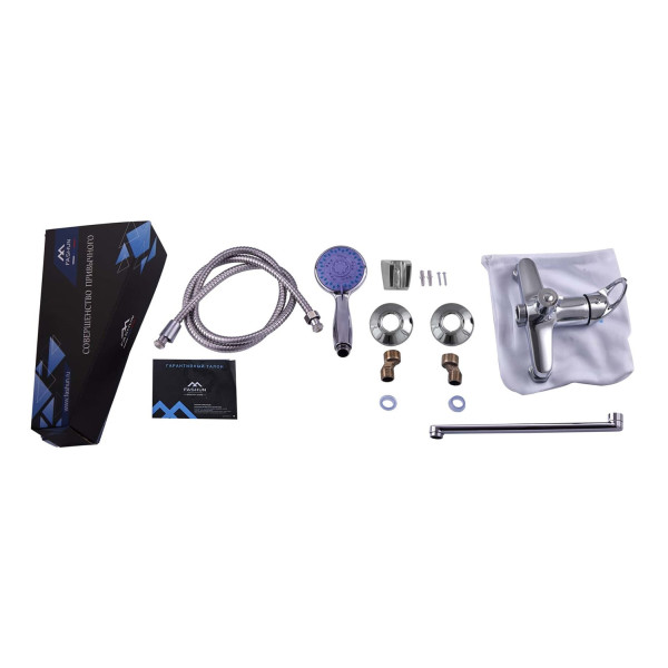 Смеситель для ванны FASHUN A2215N, хром. Фото 3