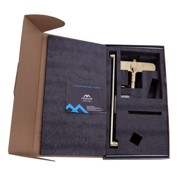 Смеситель для ванны FASHUN A2285-35, золото. Фото 3