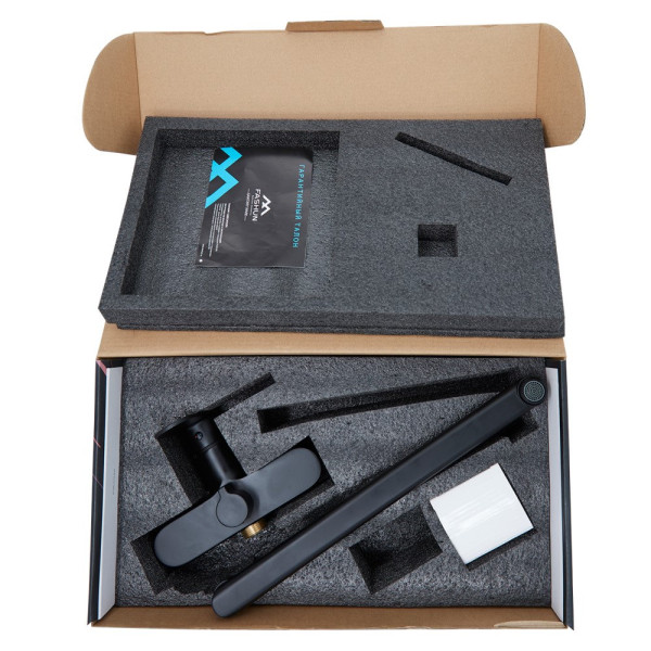 Смеситель для ванны FASHUN A2285-7, чёрный. Фото 3