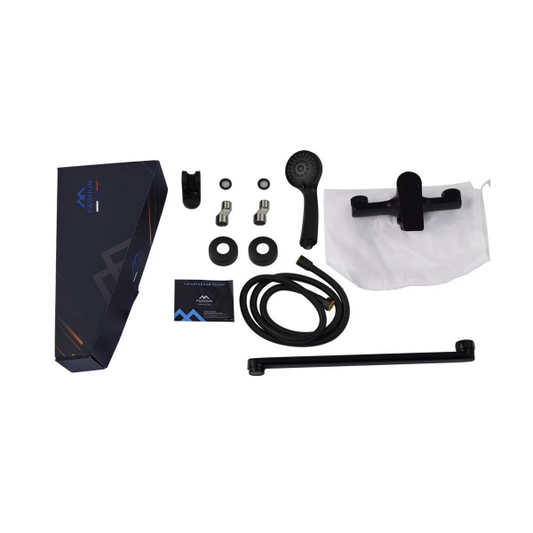 Смеситель для ванны FASHUN A2286-7, черный. Фото 3