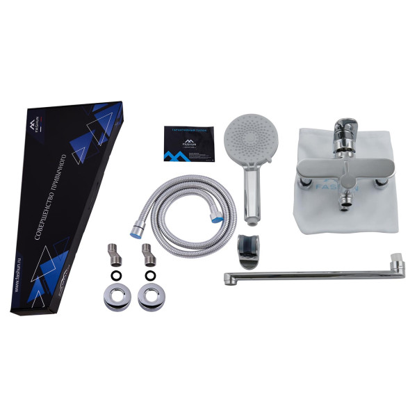 Смеситель для ванны FASHUN A2288, хром. Фото 3