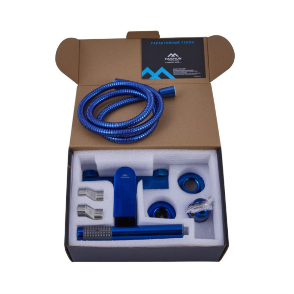 Смеситель для ванны FASHUN A3283-33, голубой сапфир. Фото 3