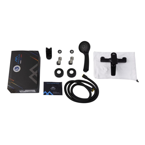 Смеситель для ванны FASHUN A3286-7, черный. Фото 3