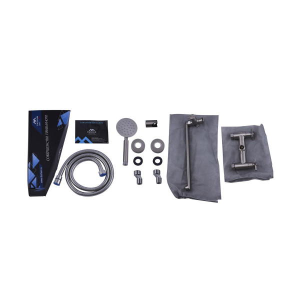 Смеситель для ванны FASHUN A52228, сатин. Фото 3