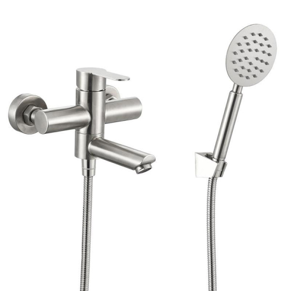 Смеситель для ванны FASHUN A53001, сатин. Фото 1