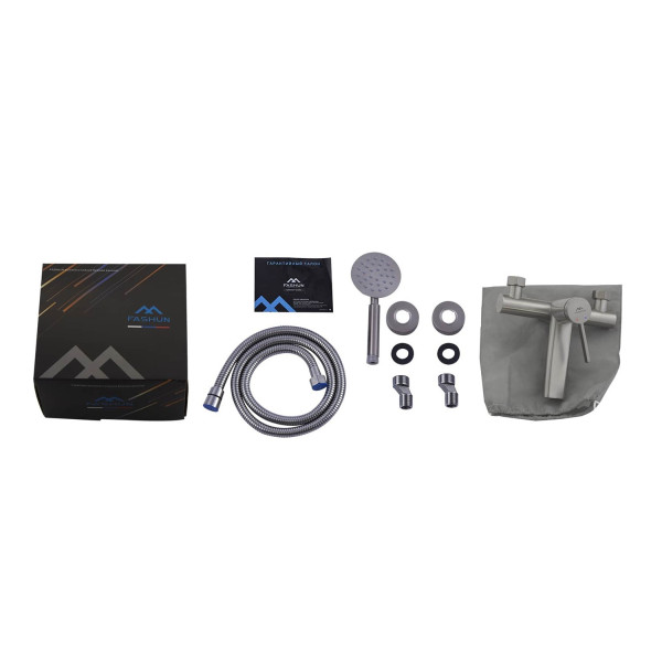 Смеситель для ванны FASHUN A53030, сатин. Фото 3