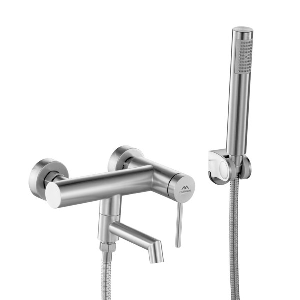 Смеситель для ванны FASHUN A53033, сатин. Фото 1