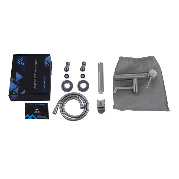 Смеситель для ванны FASHUN A53033, сатин. Фото 3