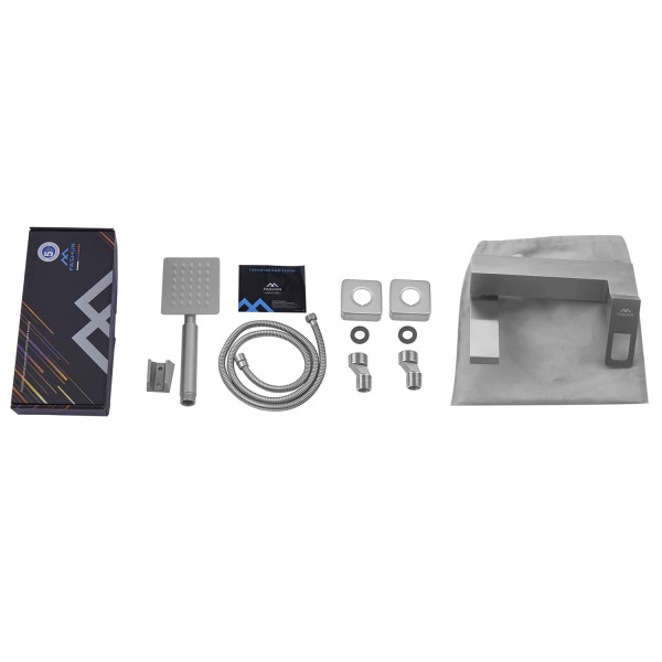 Смеситель для ванны FASHUN A53117, сатин. Фото 3