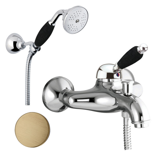 Смеситель для ванны Fiore IMPERIAL BLACK 89ZZ5104, бронза. Фото 1