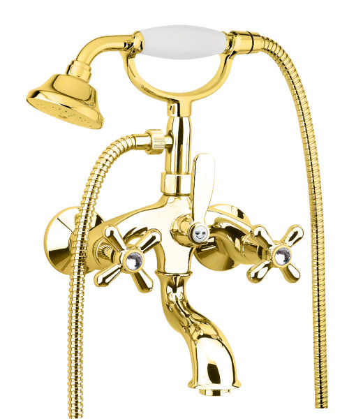 Смеситель для ванны Fiore MARGOT SKY (SWAROVSKI®) 01OO0600, золото. Фото 1