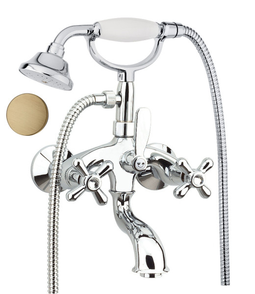 Смеситель для ванны Fiore MARGOT SKY (SWAROVSKI®) 01ZZ0600, бронза. Фото 1