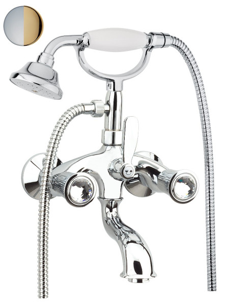 Смеситель для ванны Fiore VENERE SKY (SWAROVSKI®) 13CO0600, золото. Фото 1