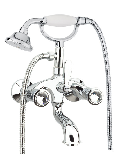 Смеситель для ванны Fiore VENERE SKY (SWAROVSKI®) 13CR0600, золото. Фото 1