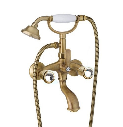 Смеситель для ванны Fiore VENERE SKY (SWAROVSKI®) 13ZZ0600, золото. Фото 1