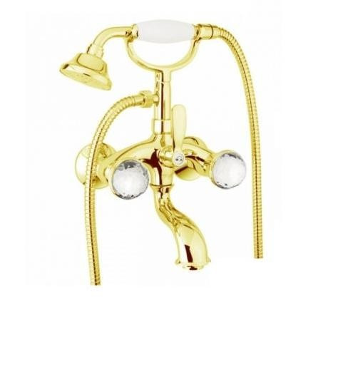 Смеситель для ванны Fiore XT SKY (SWAROVSKI®) 17OO0600, золото. Фото 1