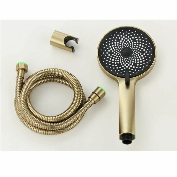 Смеситель для ванны Fmark FS8206C, матовое золото. Фото 4