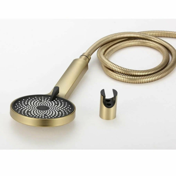 Смеситель для ванны Fmark FS8206C, матовое золото. Фото 5