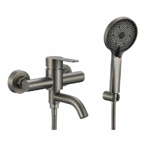 Смеситель для ванны Fmark FS8206Q, гранит. Фото 1