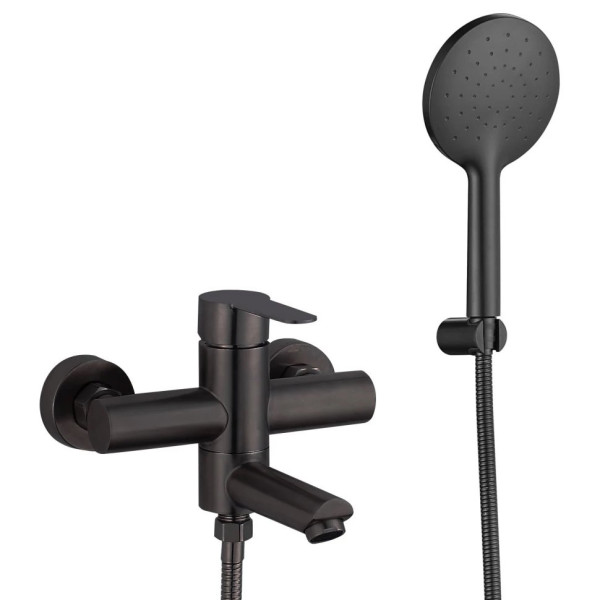 Смеситель для ванны Fmark FS8304H, черный. Фото 1