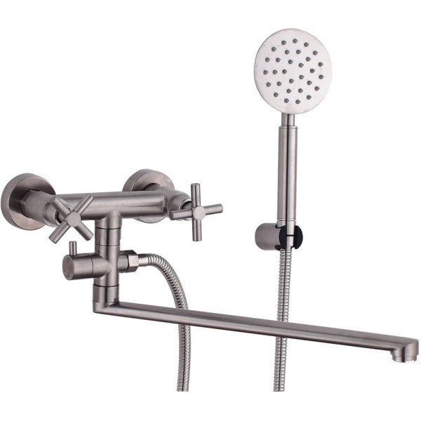 Смеситель для ванны Fmark FS8424, сатин. Фото 1