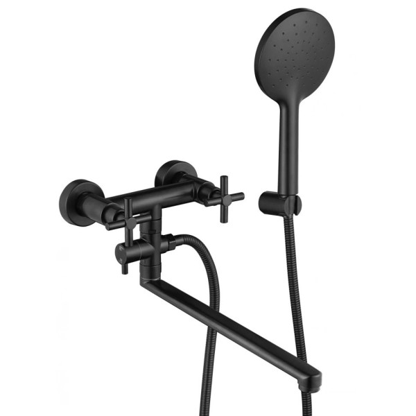 Смеситель для ванны Fmark FS8424H, черный. Фото 1