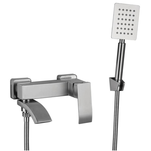 Смеситель для ванны Fmark FS8624-1, сатин. Фото 1