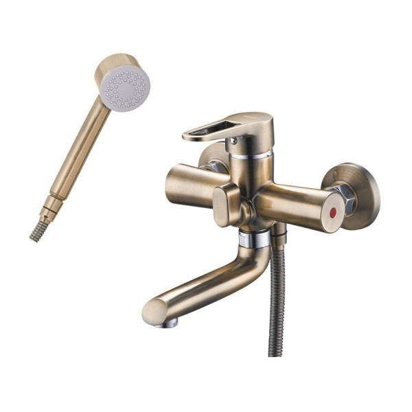 Смеситель для ванны G.Lauf NUD3-A045KT, бронза. Фото 1