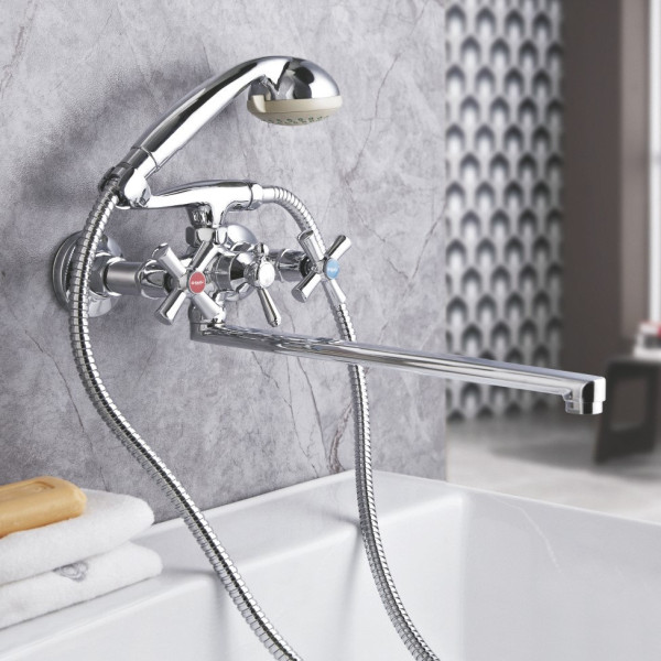 Смеситель для ванны G.Lauf QFR7-C722, хром. Фото 3