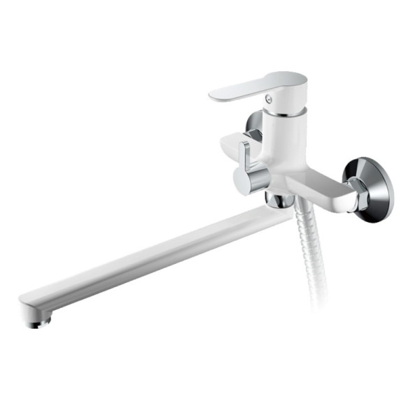 Смеситель для ванны Haiba HB22557-8, белый. Фото 1