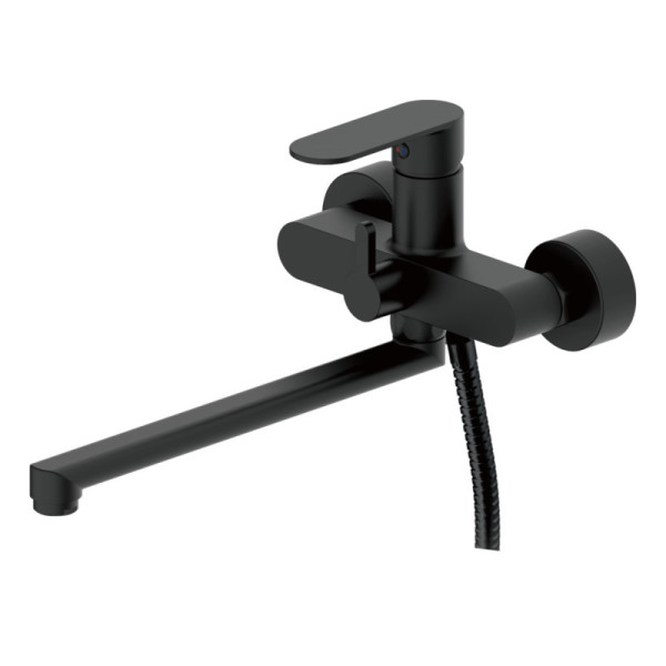 Смеситель для ванны Haiba HB22590-7, черный. Фото 1