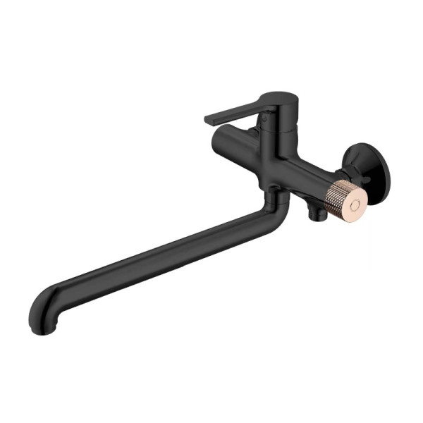 Смеситель для ванны Haiba HB22652-7, черный. Фото 1