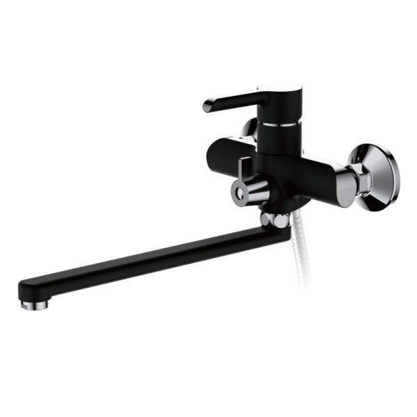 Смеситель для ванны Haiba HB22805-7, черный. Фото 1