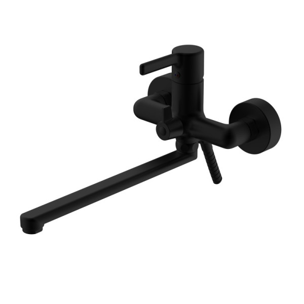 Смеситель для ванны Haiba HB22814-7, черный. Фото 1