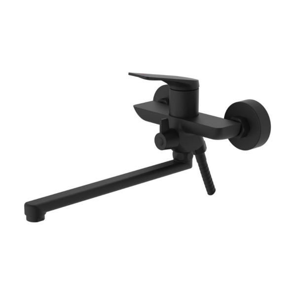 Смеситель для ванны Haiba HB22816-7, черный. Фото 1