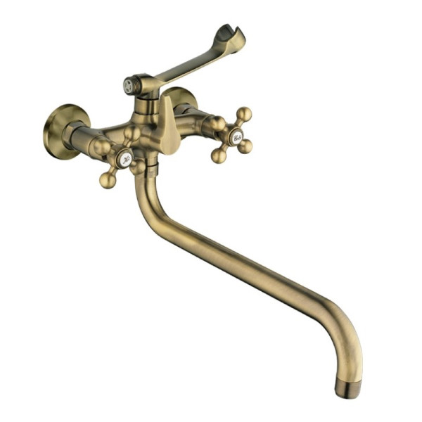 Смеситель для ванны Haiba HB2619-4, бронза. Фото 1