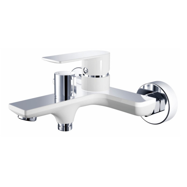 Смеситель для ванны Haiba HB60505-8, белый. Фото 1