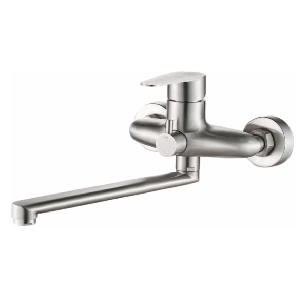 Смеситель для ванны Haiba HB60801-2, сталь. Фото 1