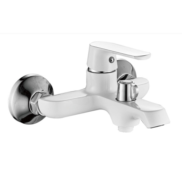 Смеситель для ванны Haiba HB60804, белый. Фото 1