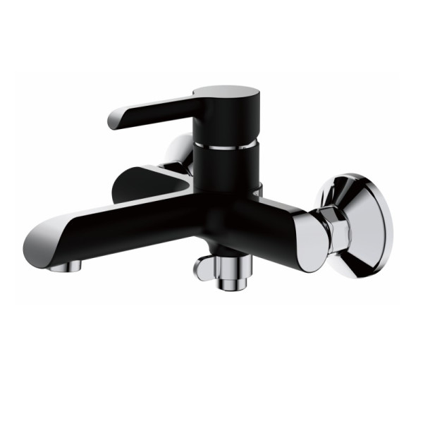 Смеситель для ванны Haiba HB60805-7, черный. Фото 1